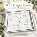 Sage ADHD digital planner on iPad showing task organizer page