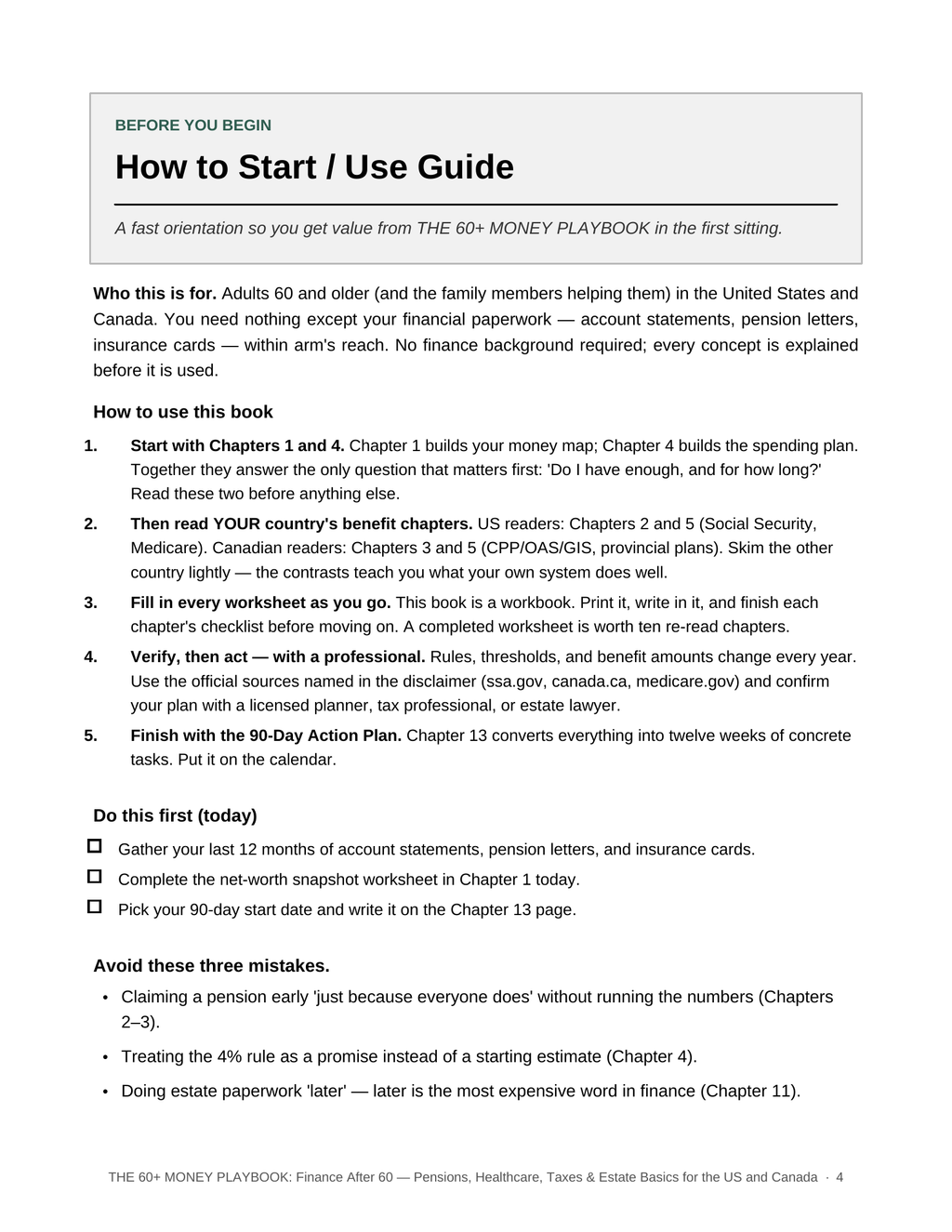 The 60+ Money Playbook: Finance After 60