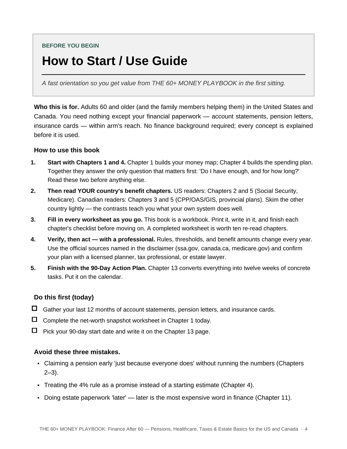 The 60+ Money Playbook: Finance After 60