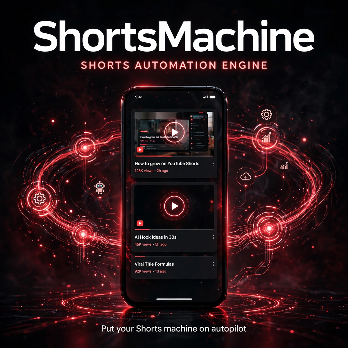 ShortsMachine n8n workflow turning Reddit stories into YouTube Shorts
